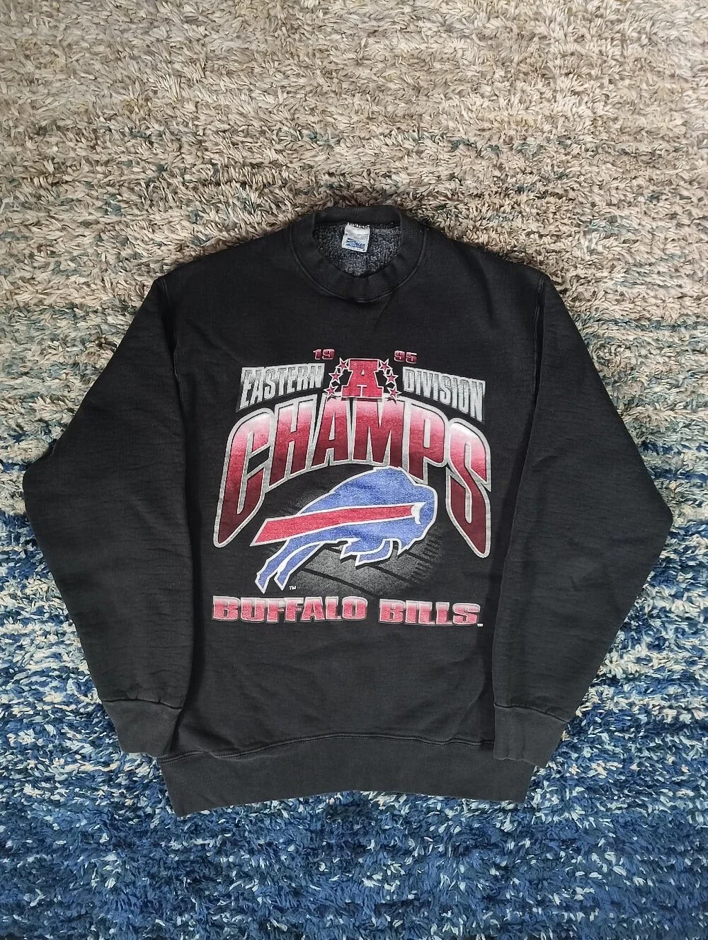 Vintage Salem Sportswear Buffalo Bills NFL 1995 Crewneck Sweatshirt Men's